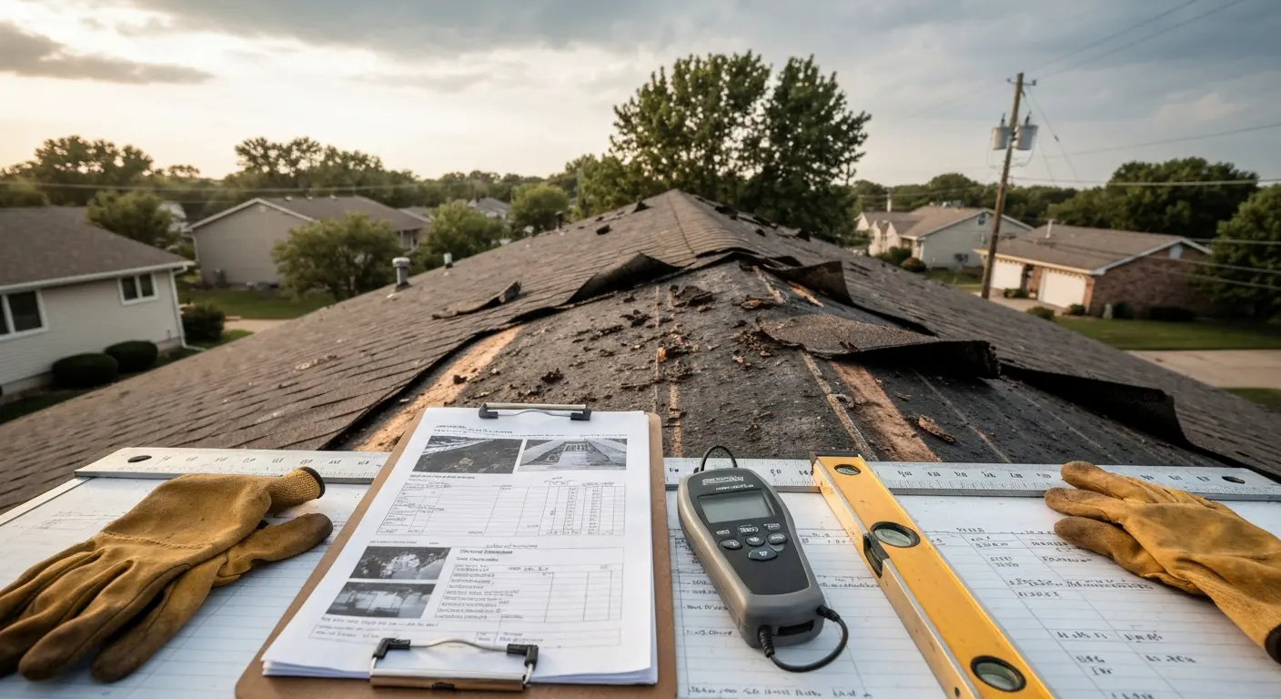 Storm damage inspection