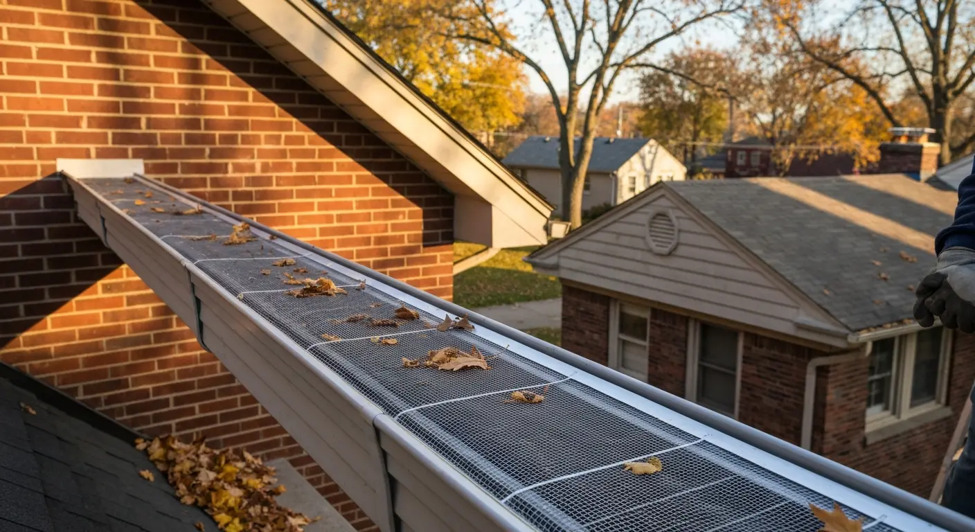 Leaf filter installation