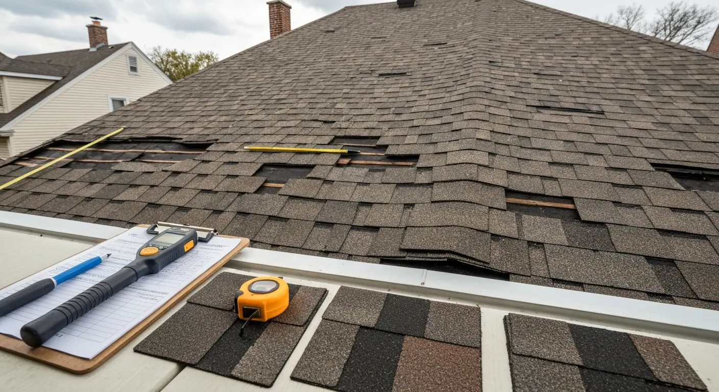 Roofing damage assessment in Hyde Park