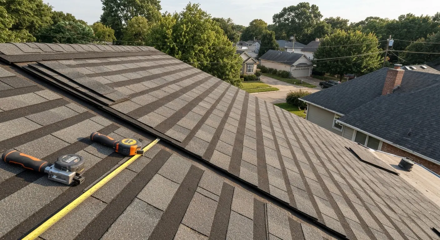 Roof installation and construction logistics