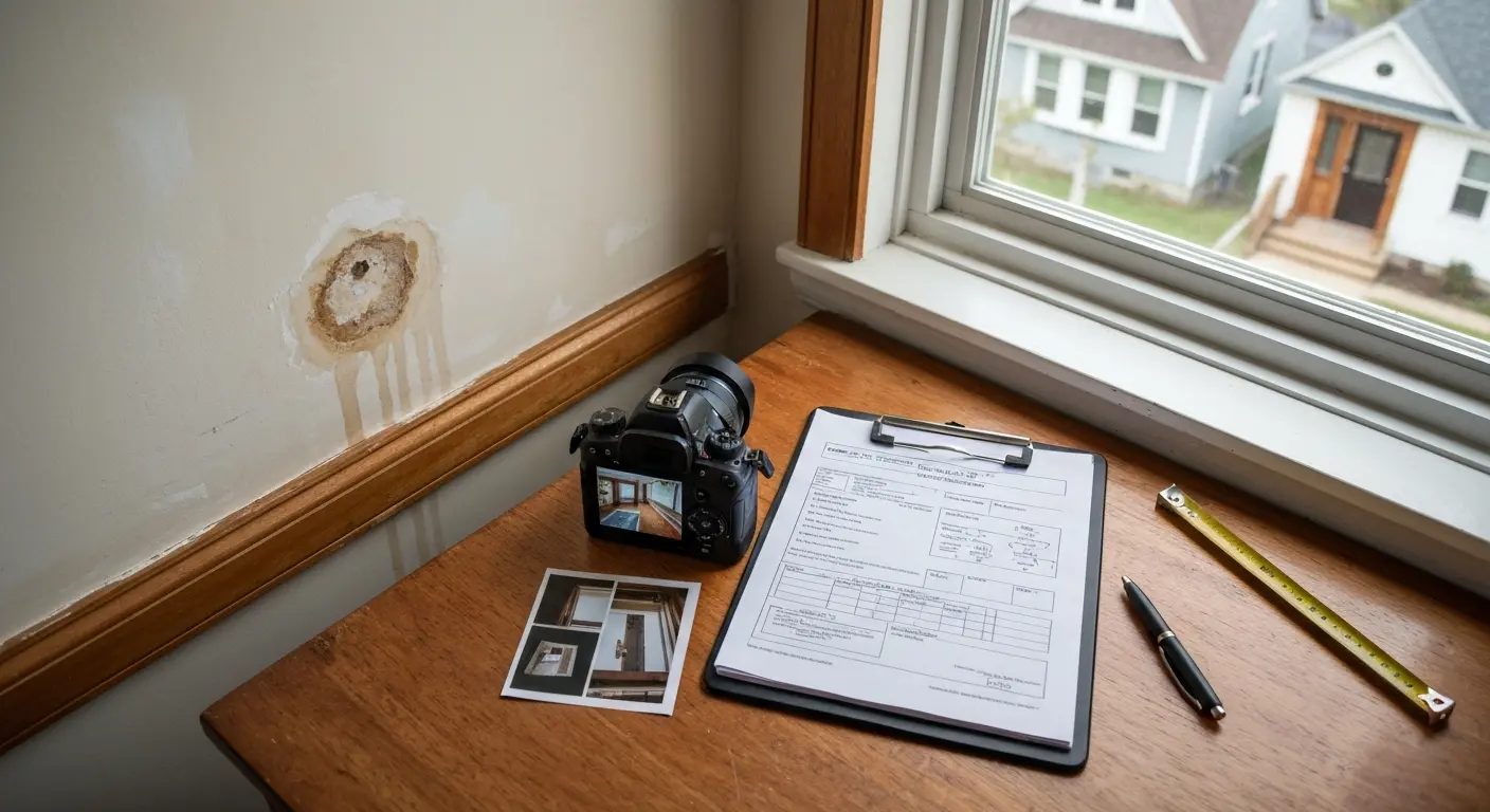 Damage documentation process