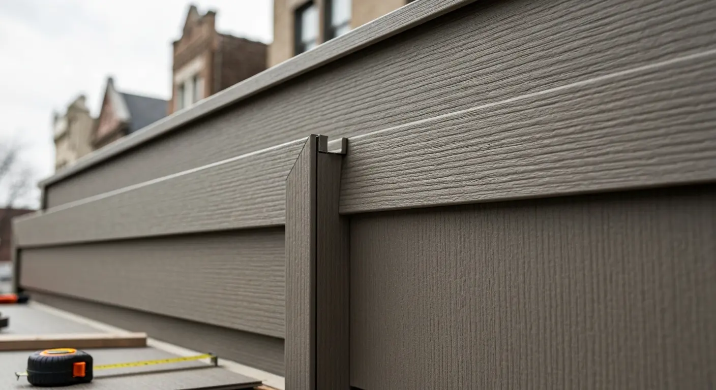 Fiber cement siding installation