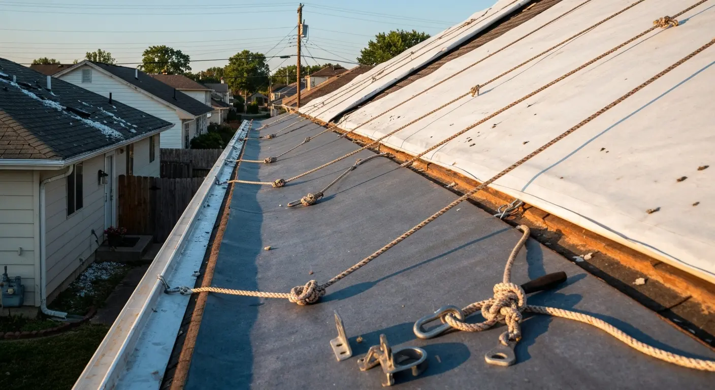 Emergency tarp service
