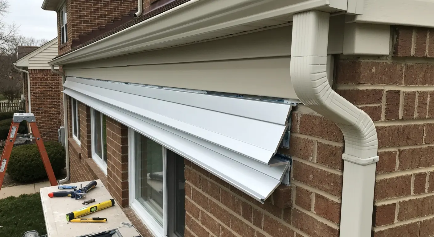 Window capping installation project