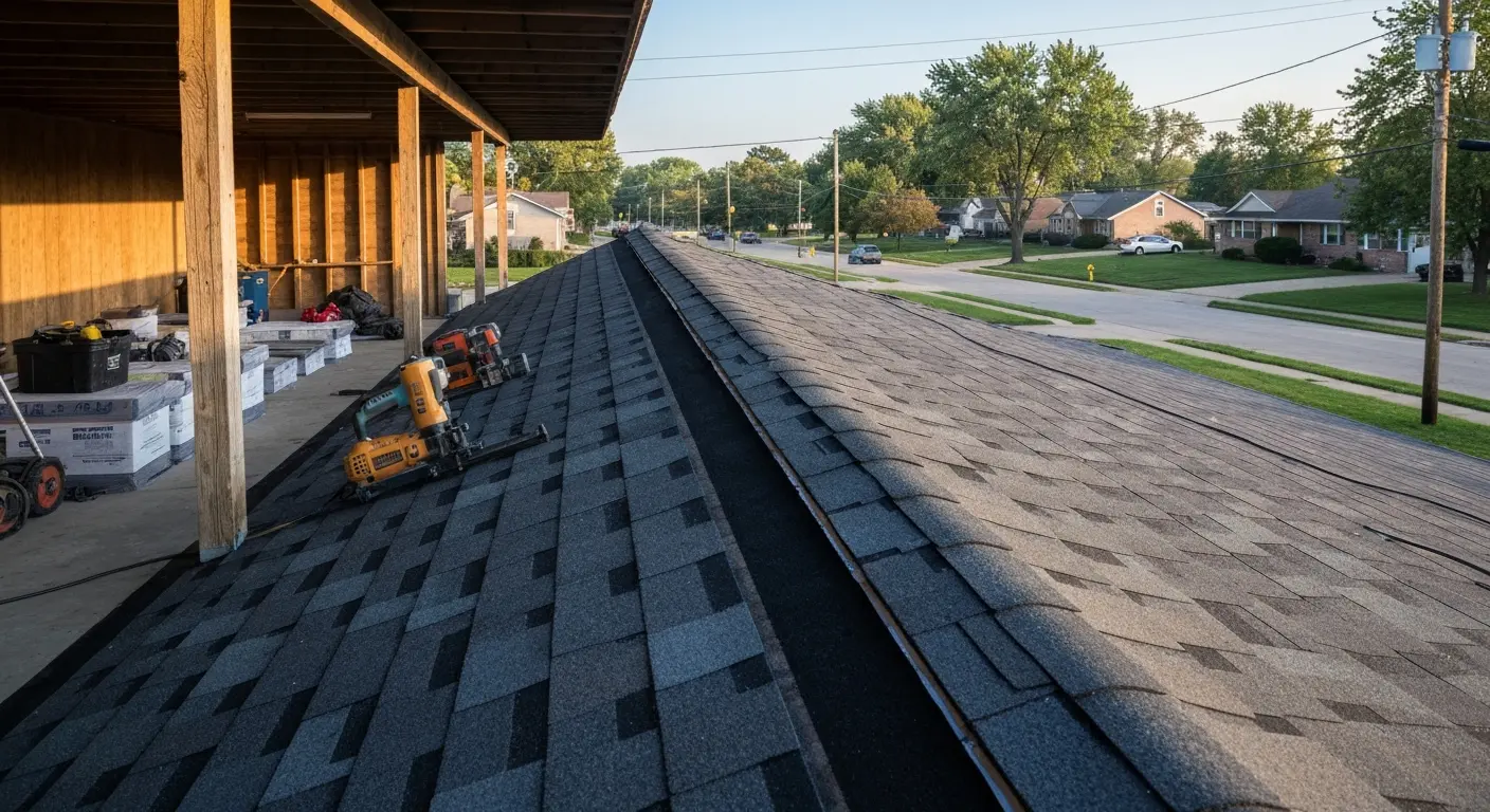 New roof installation and replacement