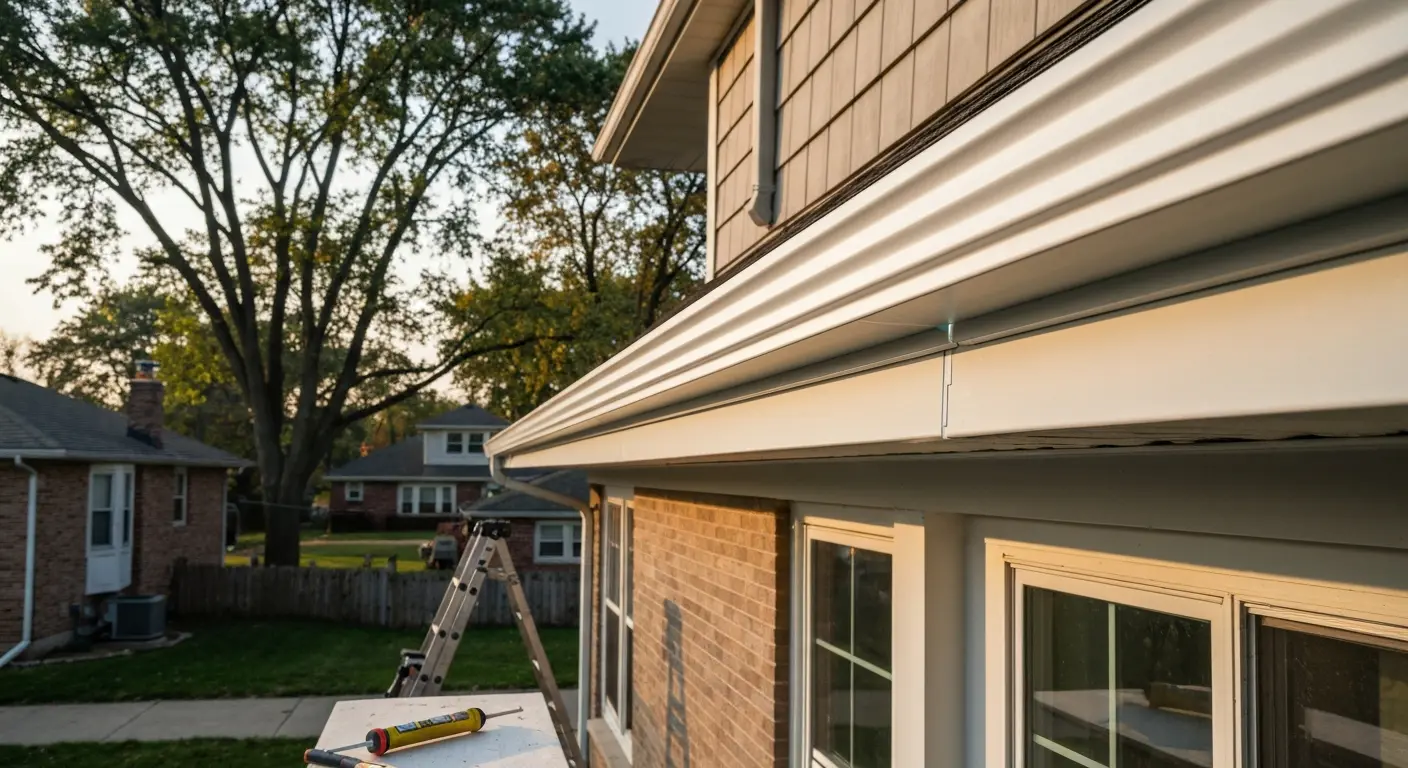 Siding trim and fascia work