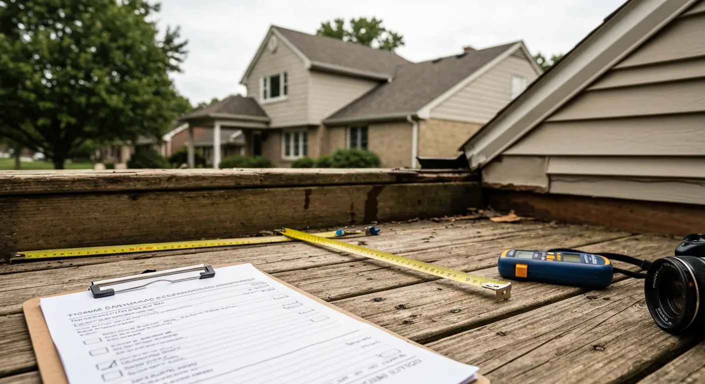 Storm damage documentation