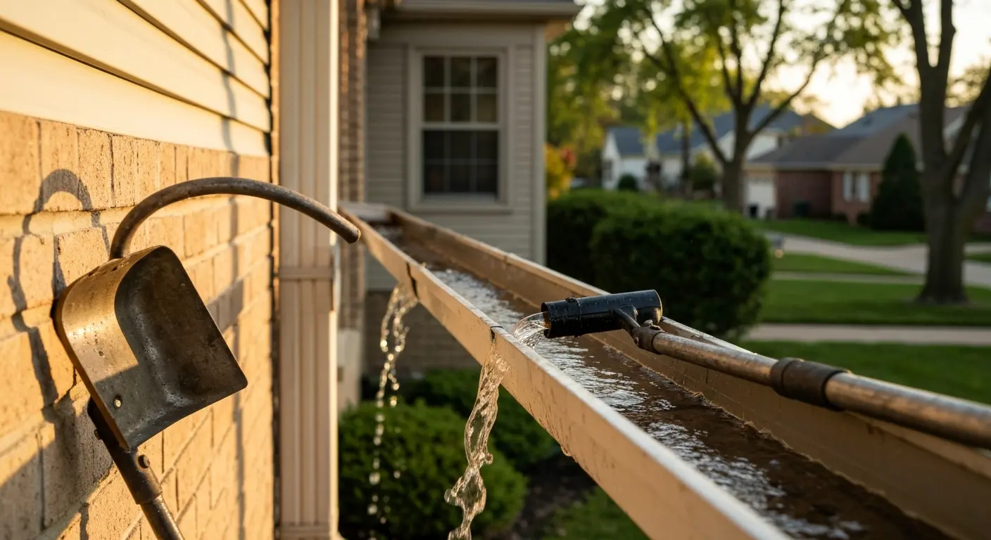 Professional gutter cleaning