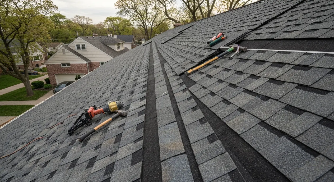 Roof repair and maintenance work