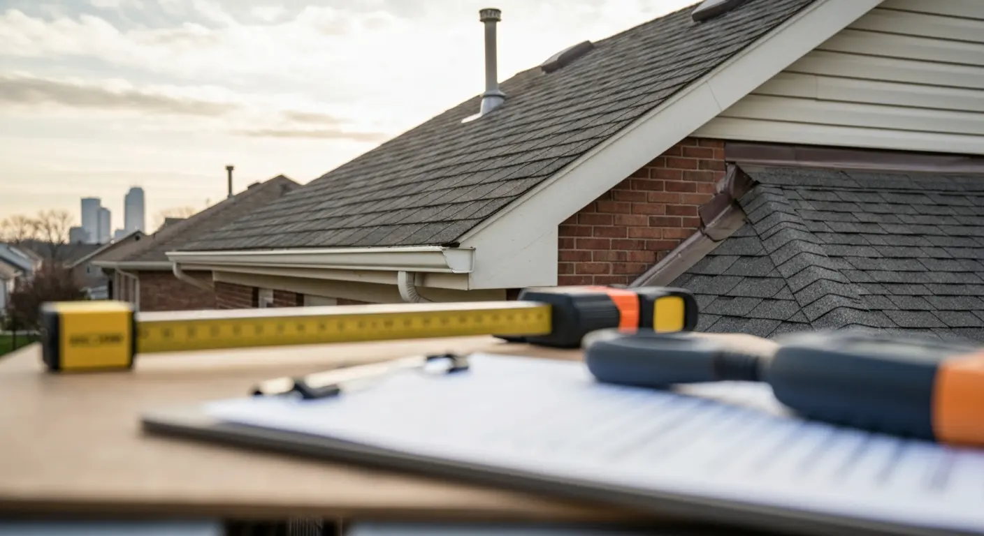 Professional roof inspection