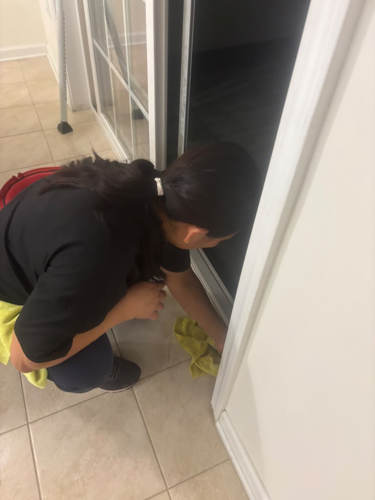 Fresh commercial restroom sanitized by Cleaning Luna in Elizabeth, NJ