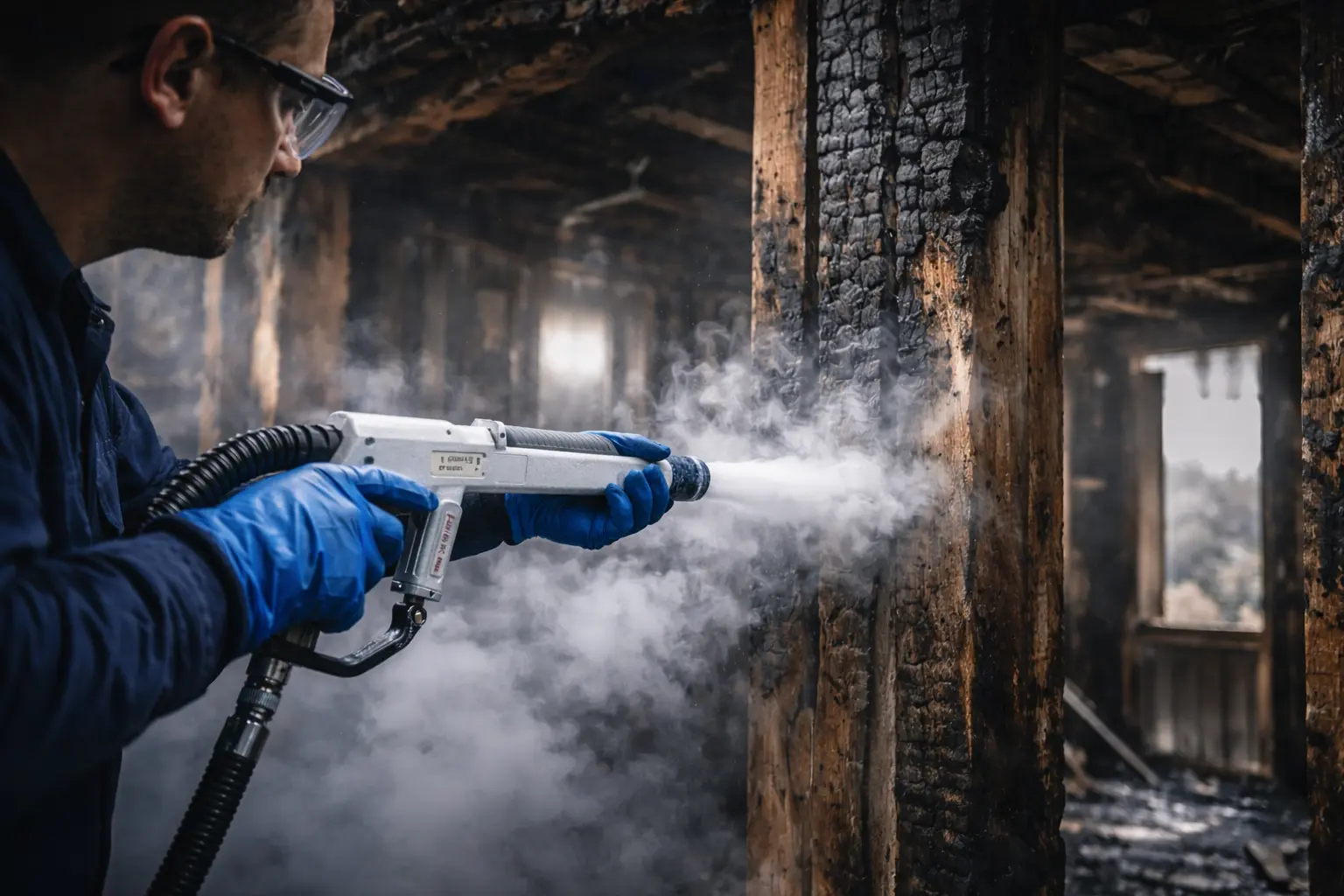 Fire restoration cleaning