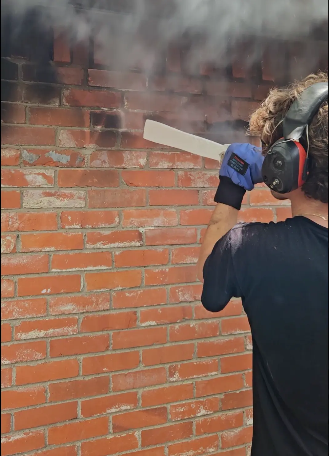 Industrial Cleaning Experts team with dry ice blasting equipment