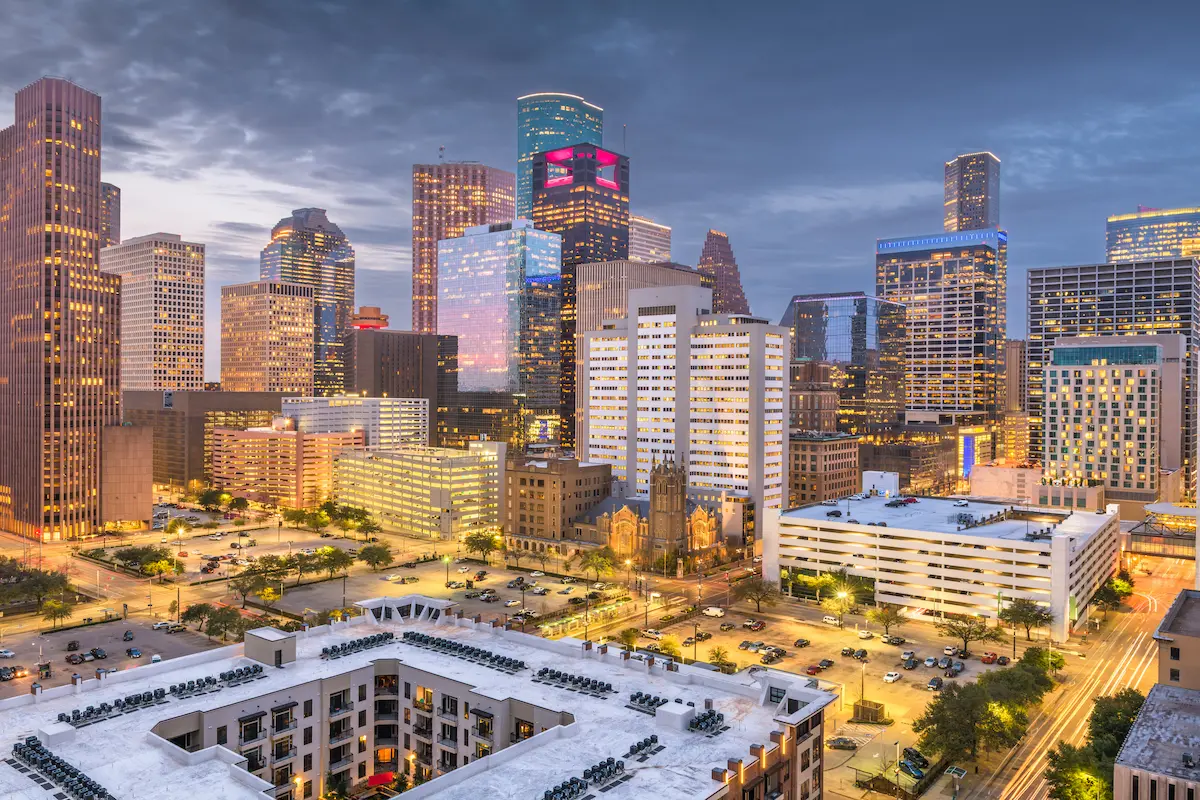Houston Texas skyline - Industrial Cleaning Experts serves the Greater Houston area