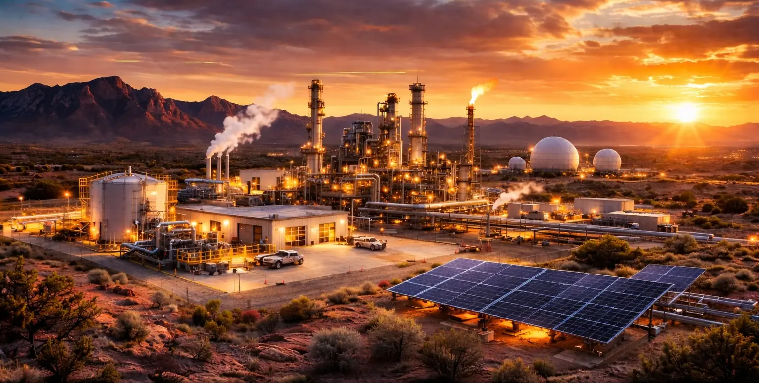 New Mexico industrial dry ice blasting service scene