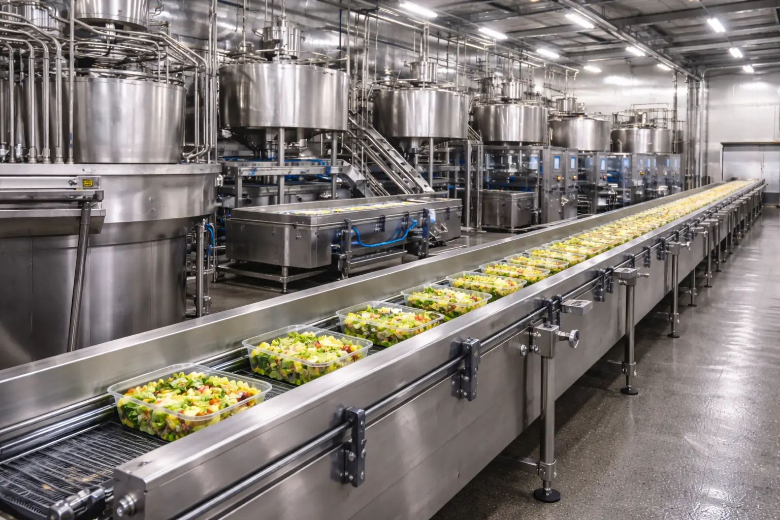 Food and beverage processing equipment cleaning