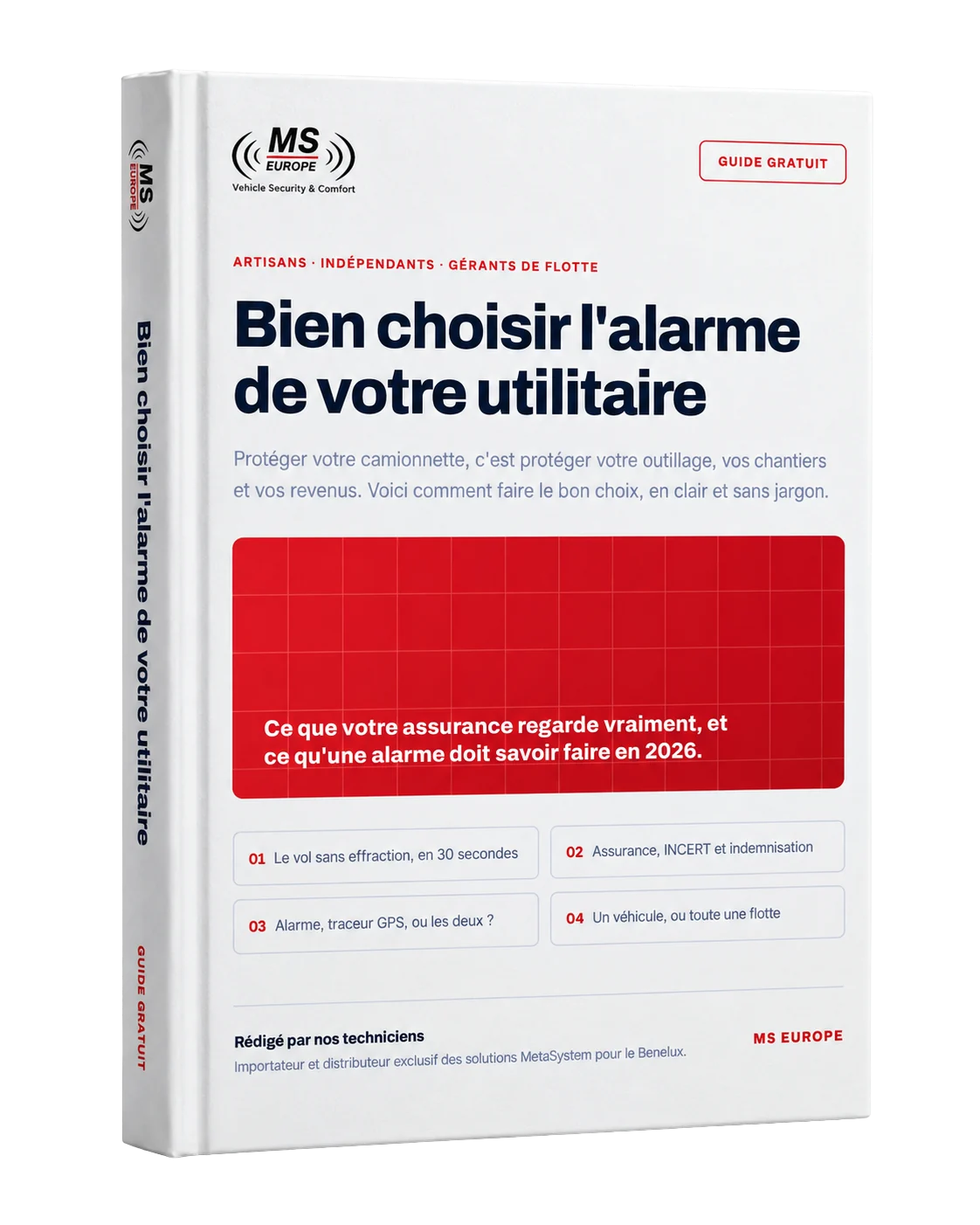 Le guide « Bien choisir l’alarme de votre utilitaire » de MS Europe