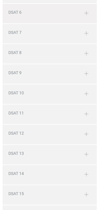 List of Practice Tests