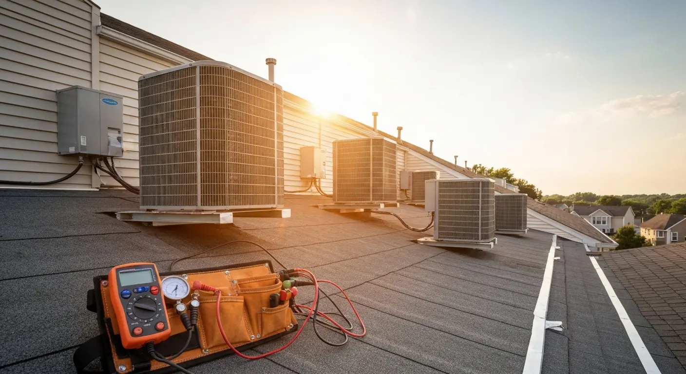 Air conditioning installation