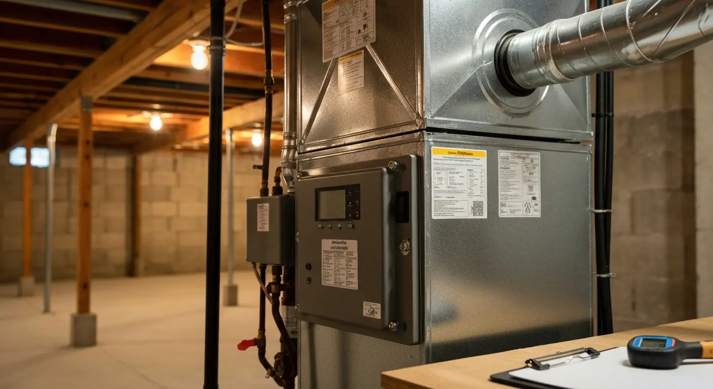 Furnace installation project