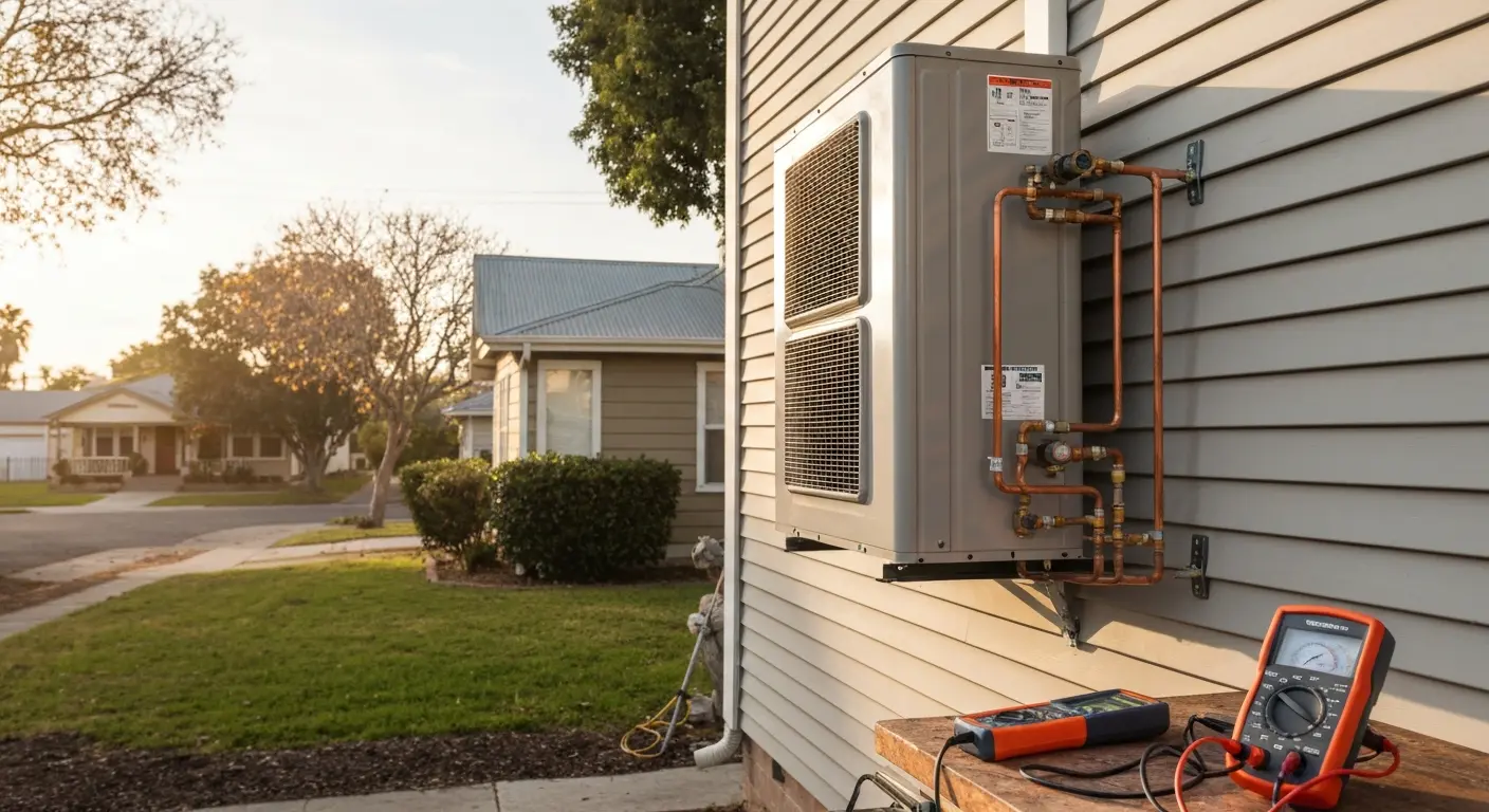 Heat pump installation