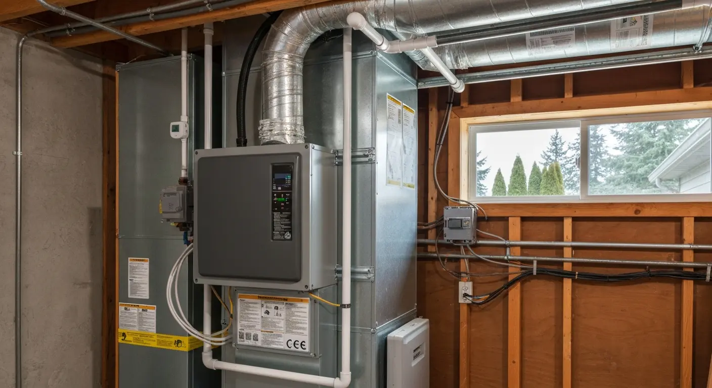Electric furnace installation