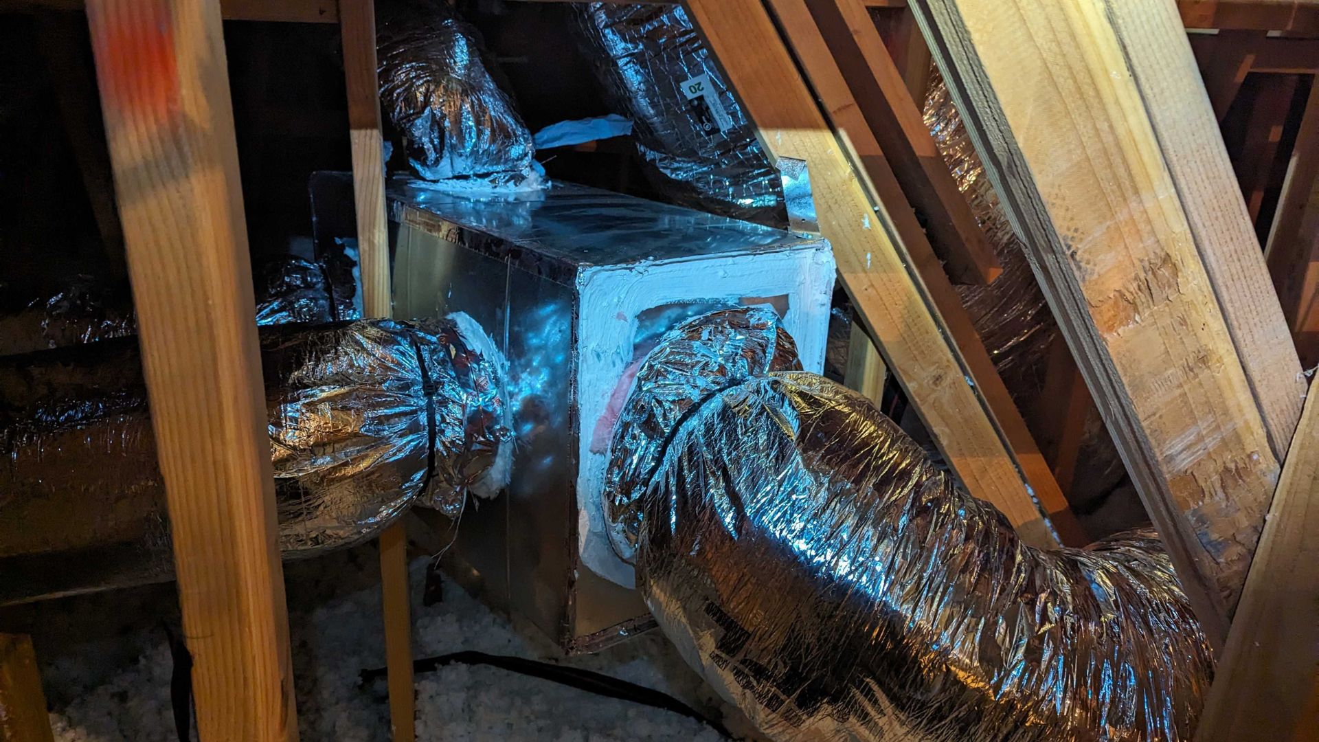 Duct sealing and repair work