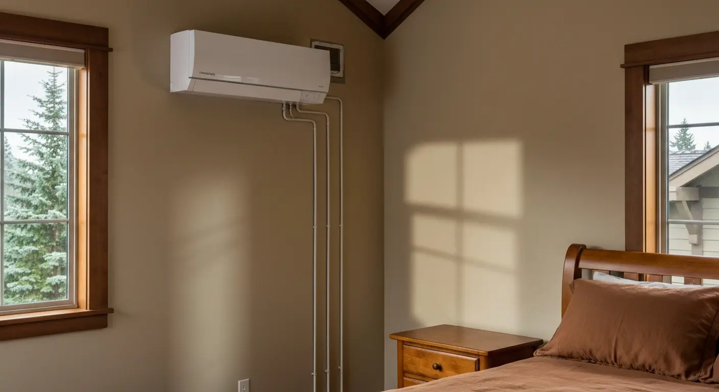 Single-zone mini-split installation