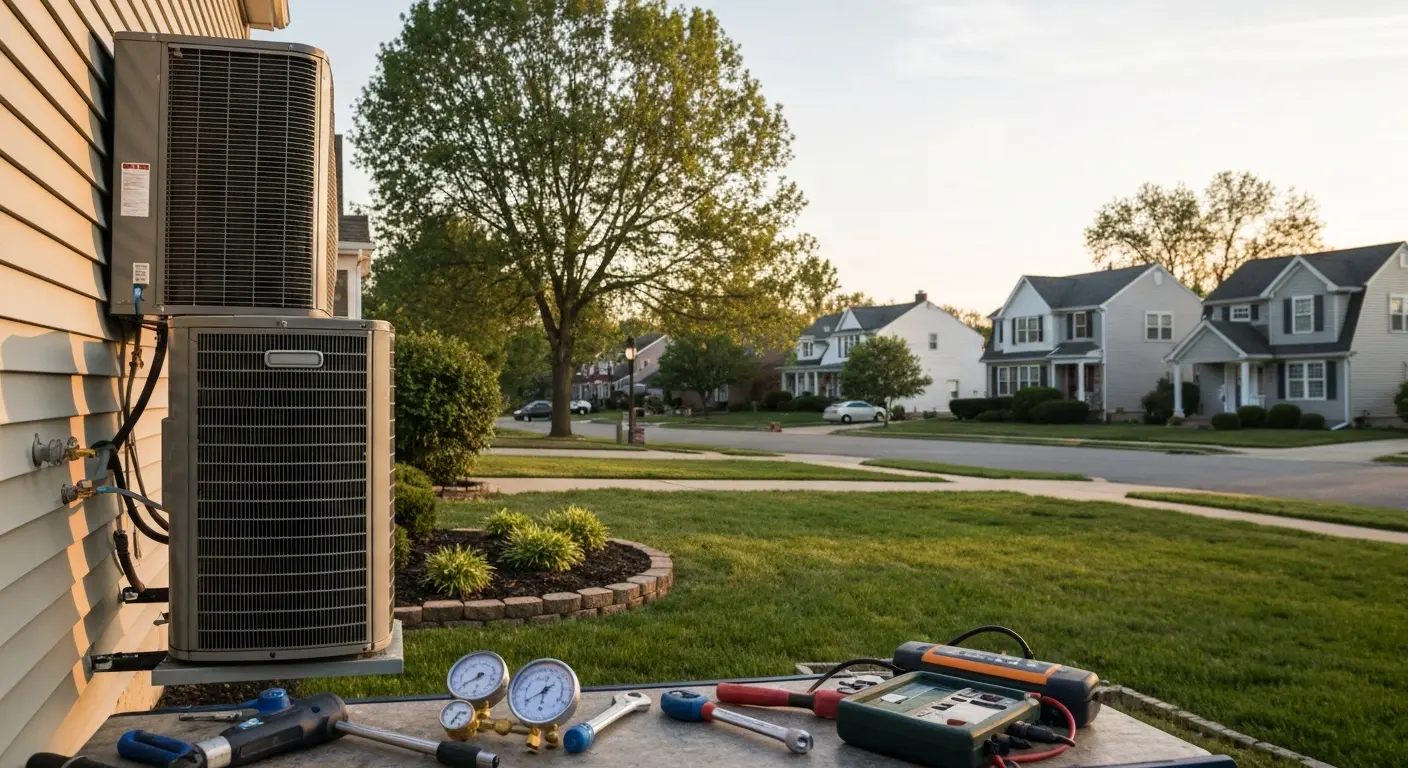 Heat pump installation