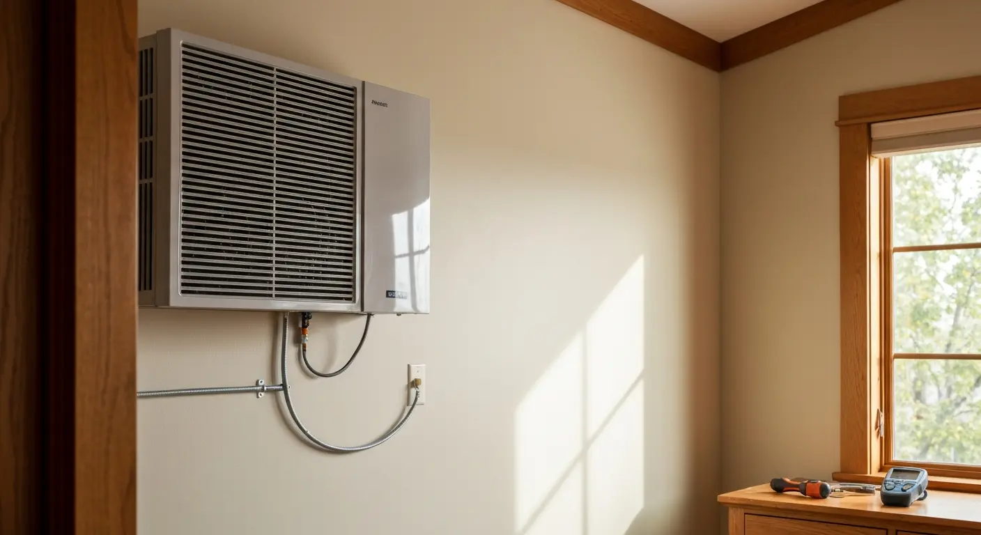 Mini-split heat pump installation