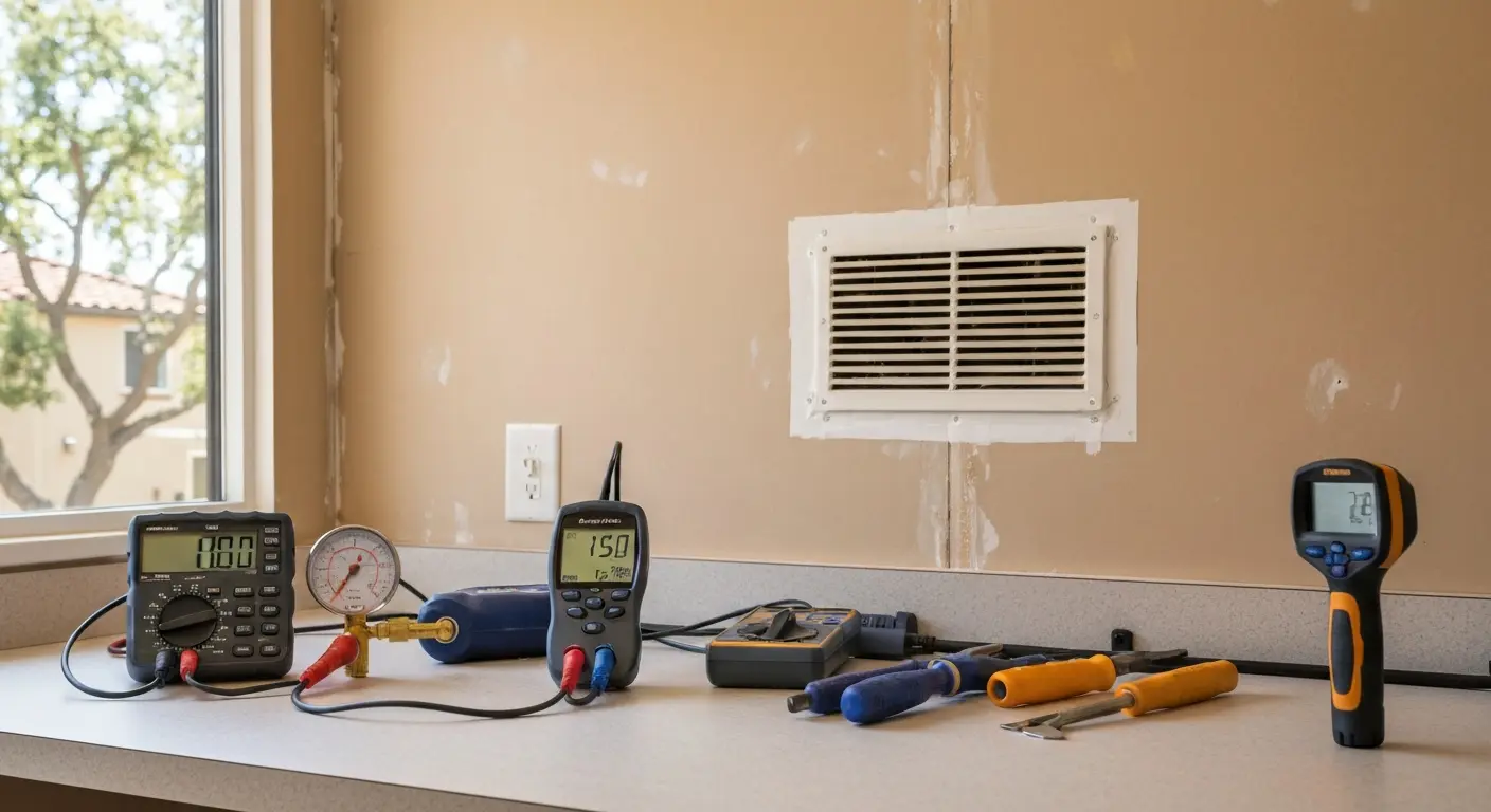 HVAC diagnostics and air quality testing in Woodland