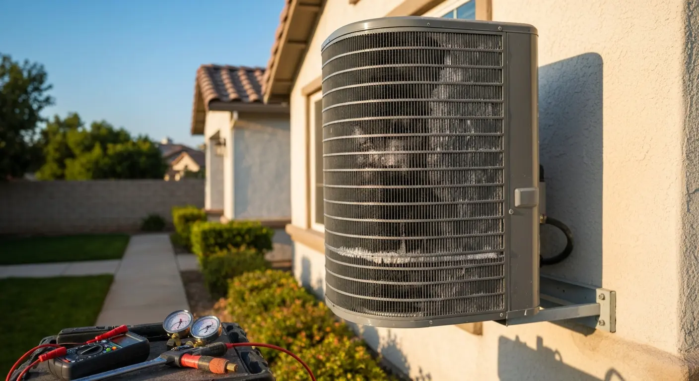 AC system repair in progress