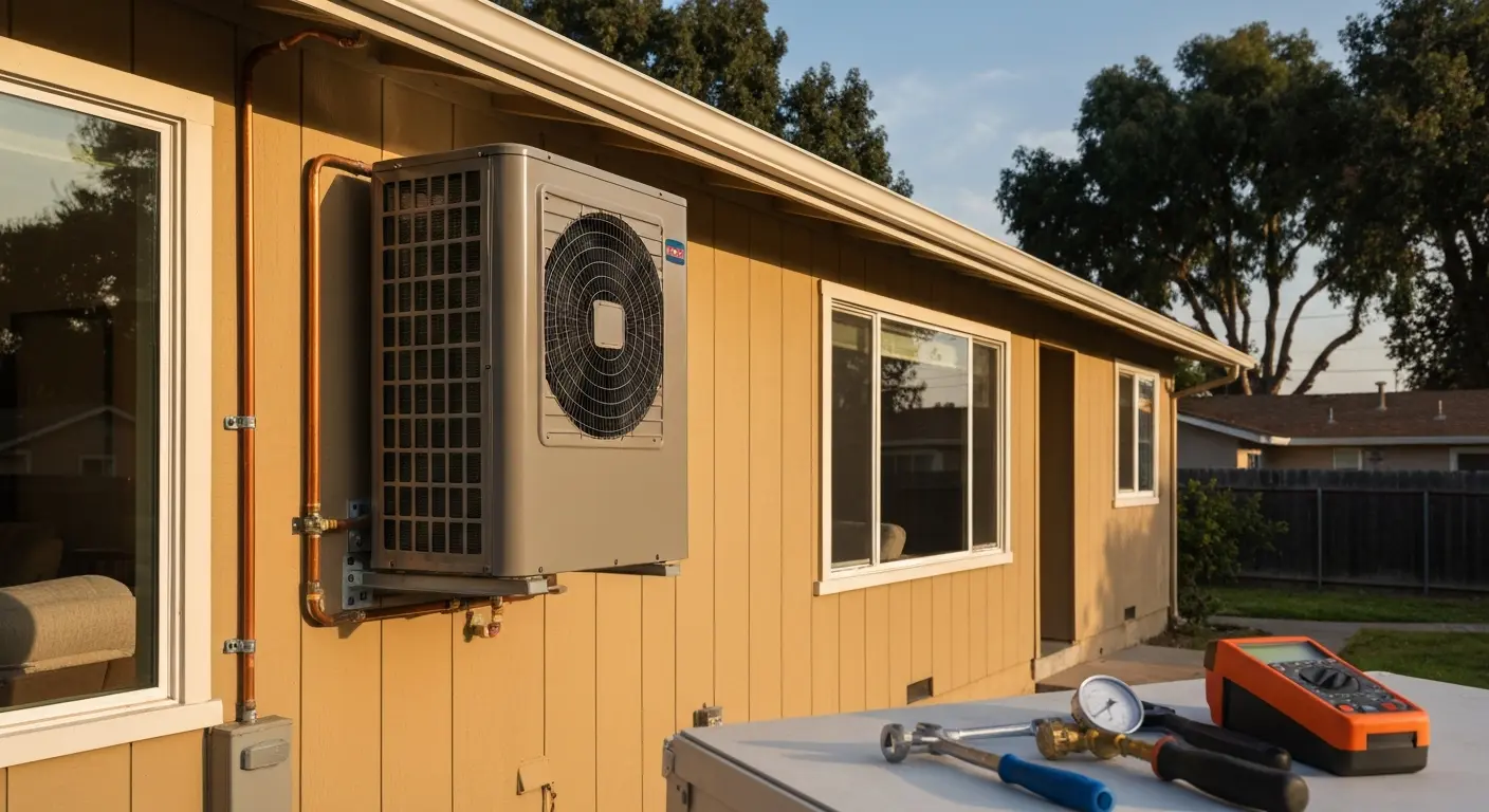 Heat pump installation for Sacramento homes