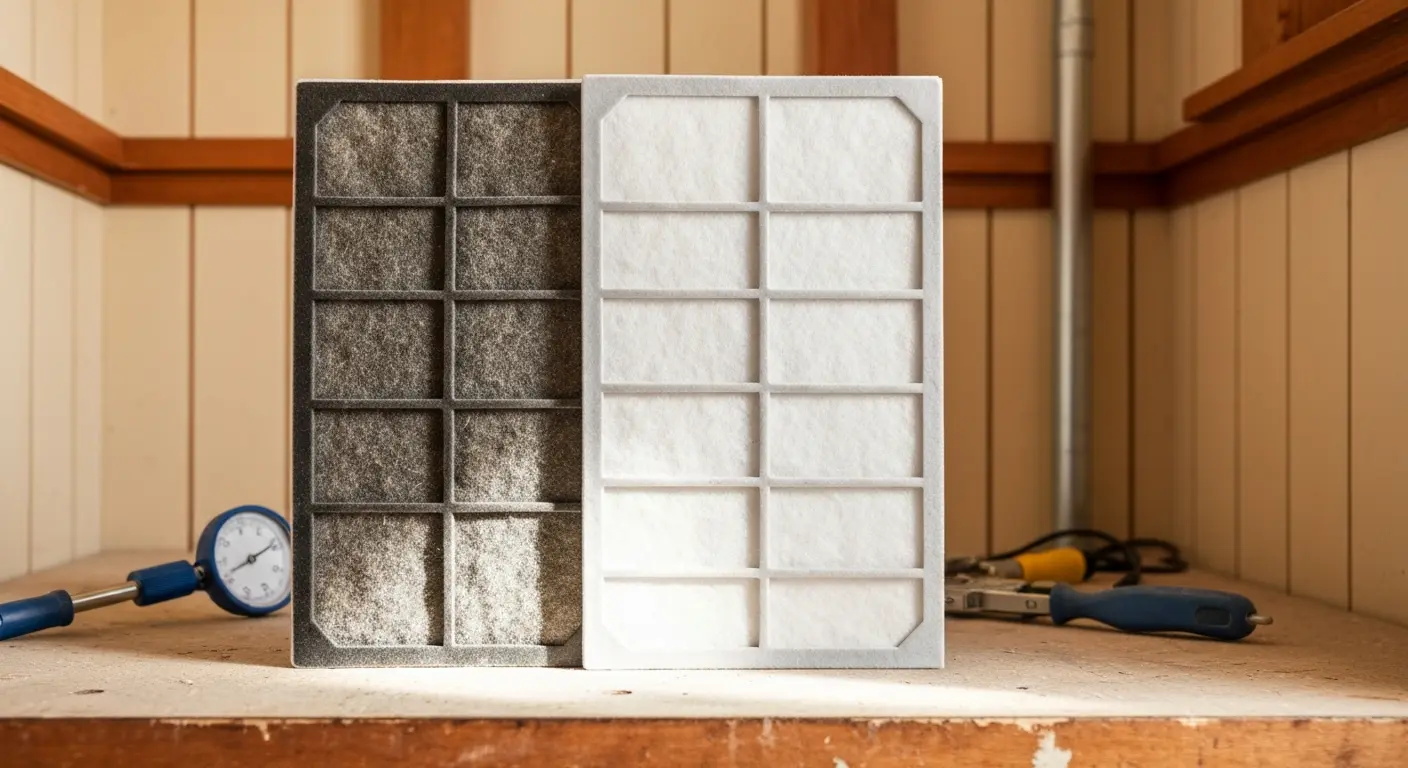 Dirty air filter repair