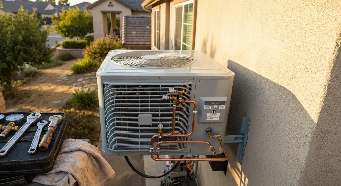 Heat pump installation project