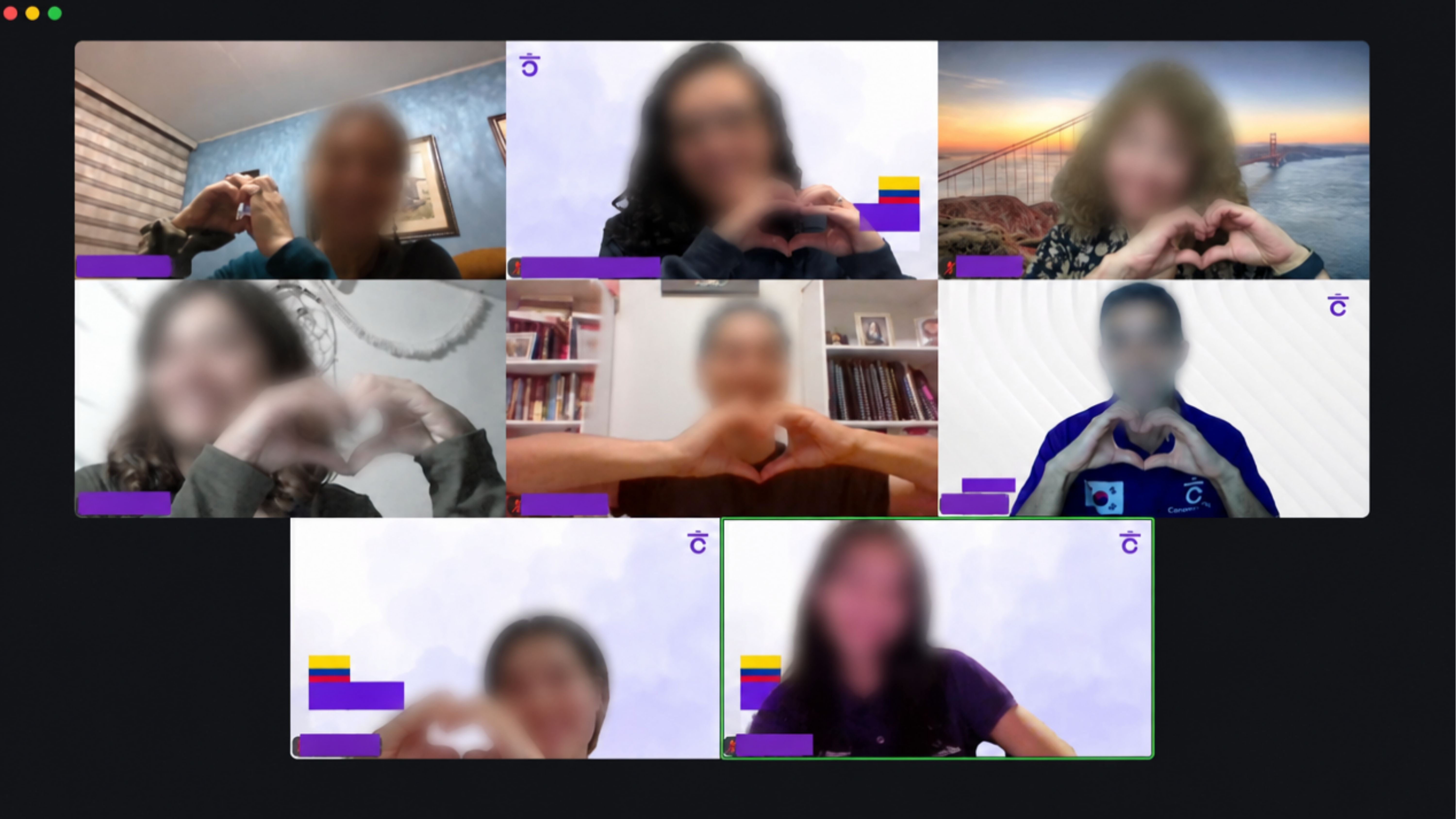 Clase de coreano en vivo por Zoom con estudiantes de Coreanófilos (6 de 6)