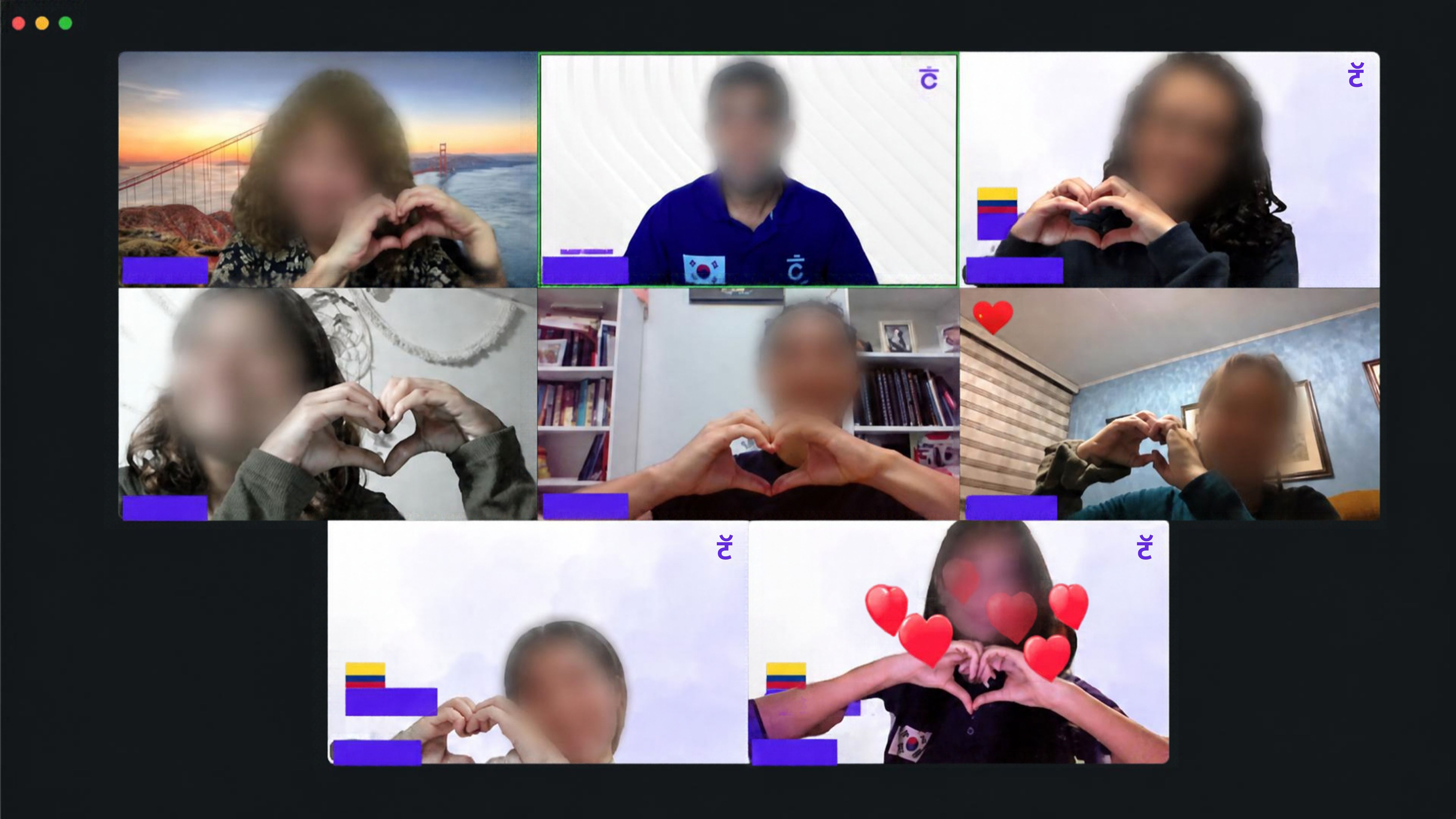 Clase de coreano en vivo por Zoom con estudiantes de Coreanófilos (4 de 6)