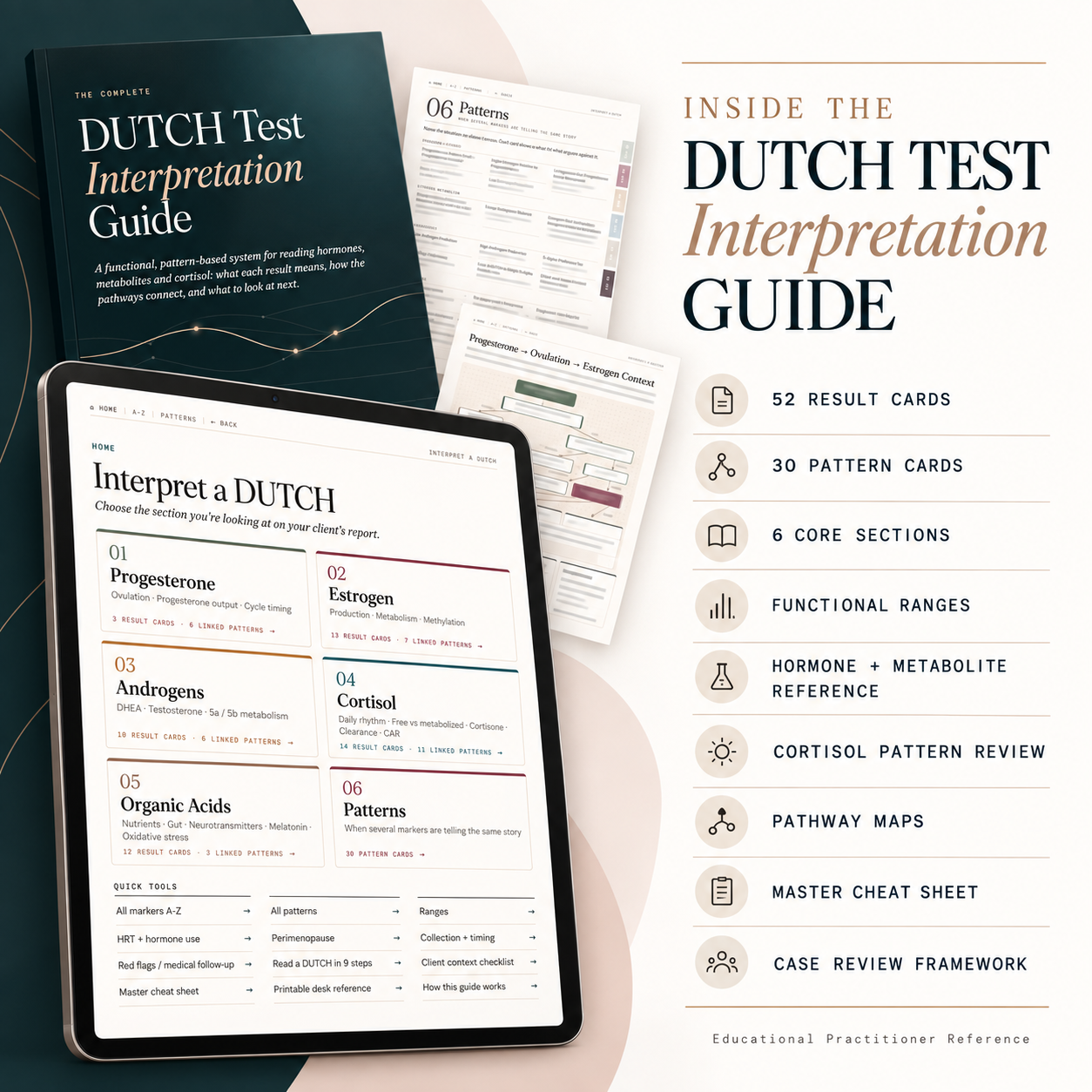 Medical notes representing the DUTCH Complete Interpretation Guide