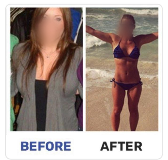 Fit and Free client result 1