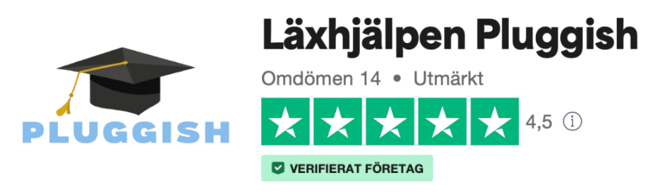 Trustpilot Läxhjälpen Pluggish