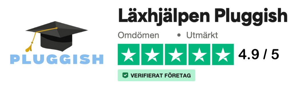 Trustpilot Läxhjälpen Pluggish