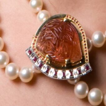 Rose Gold Flower Necklace Copy@2x