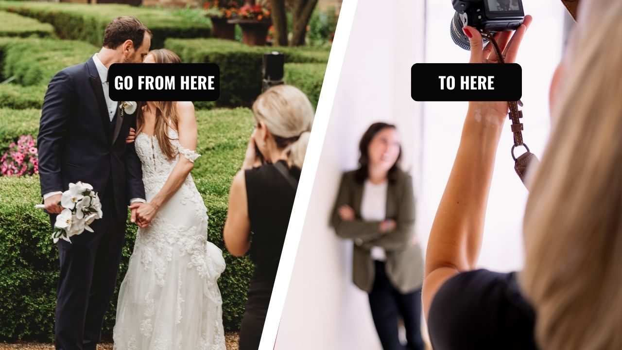 Wedding to Portrait Photography Transition