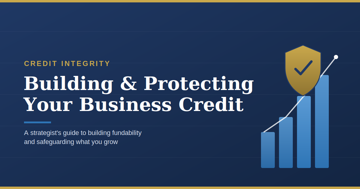 Building & Protecting Your Business Credit