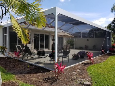pool cage repair in Collier county