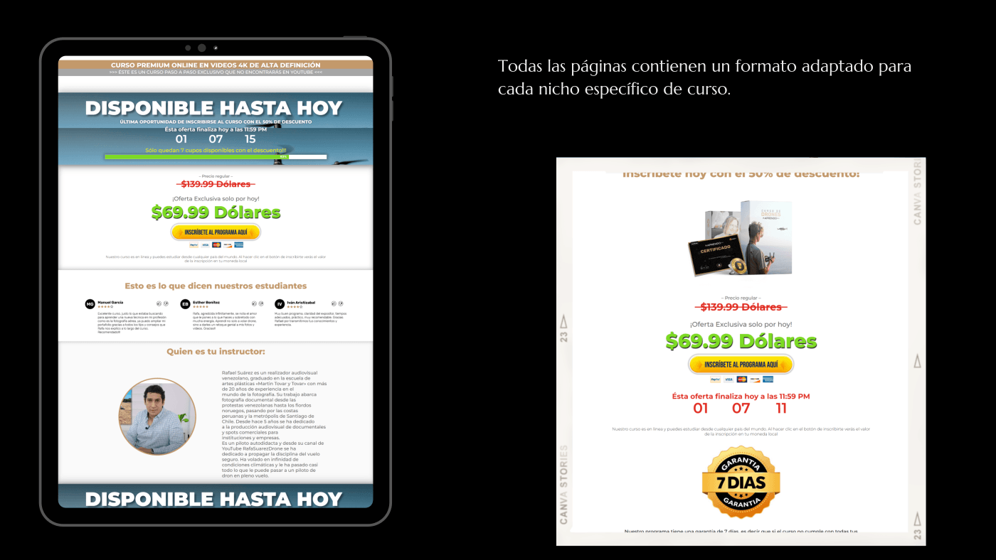 Landing Page Promocional