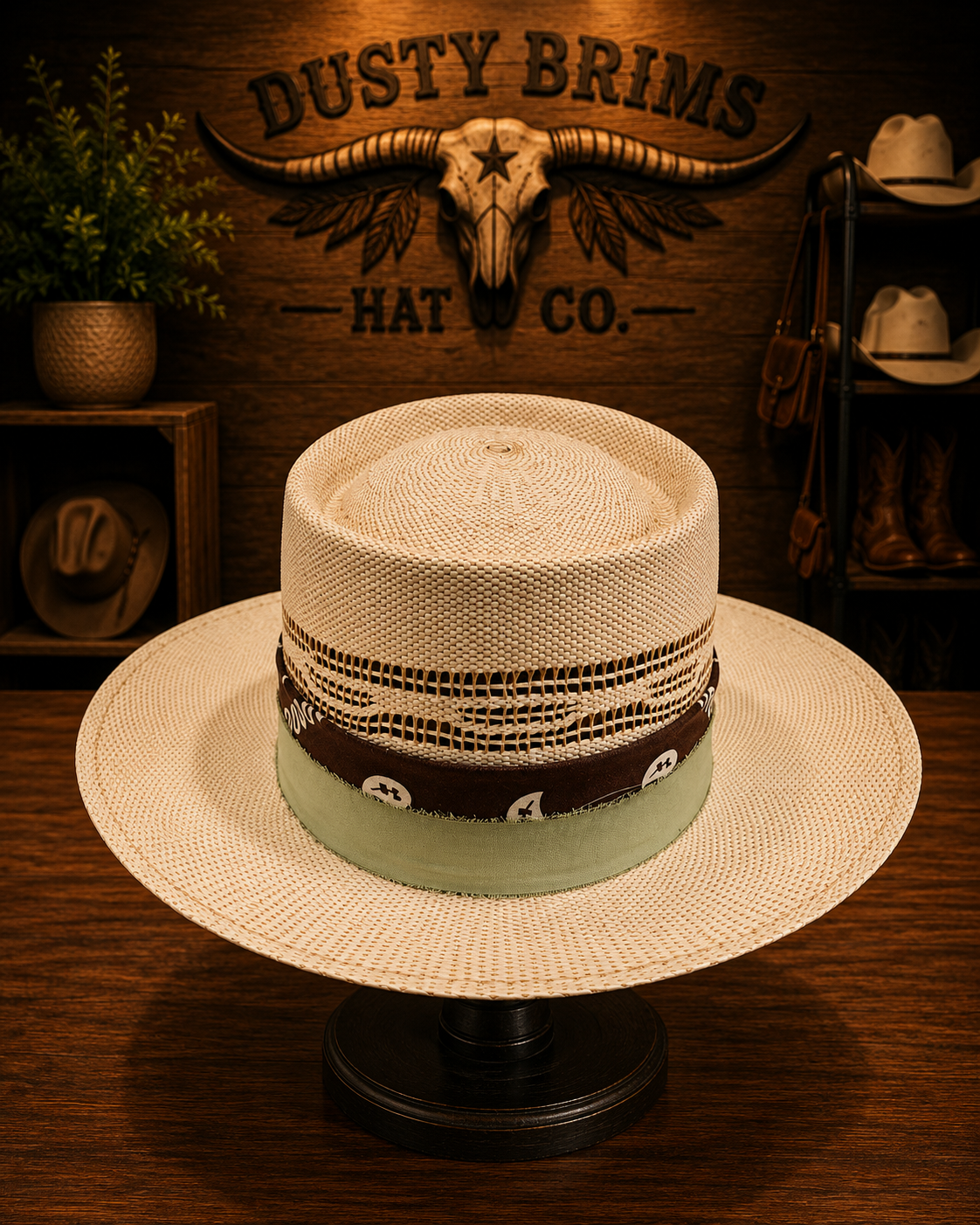 Custom hat shaping session