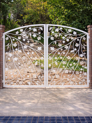 Wrought iron fence in Hemet