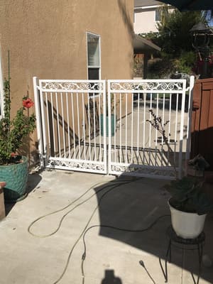 Wrought iron fence in San Jacinto