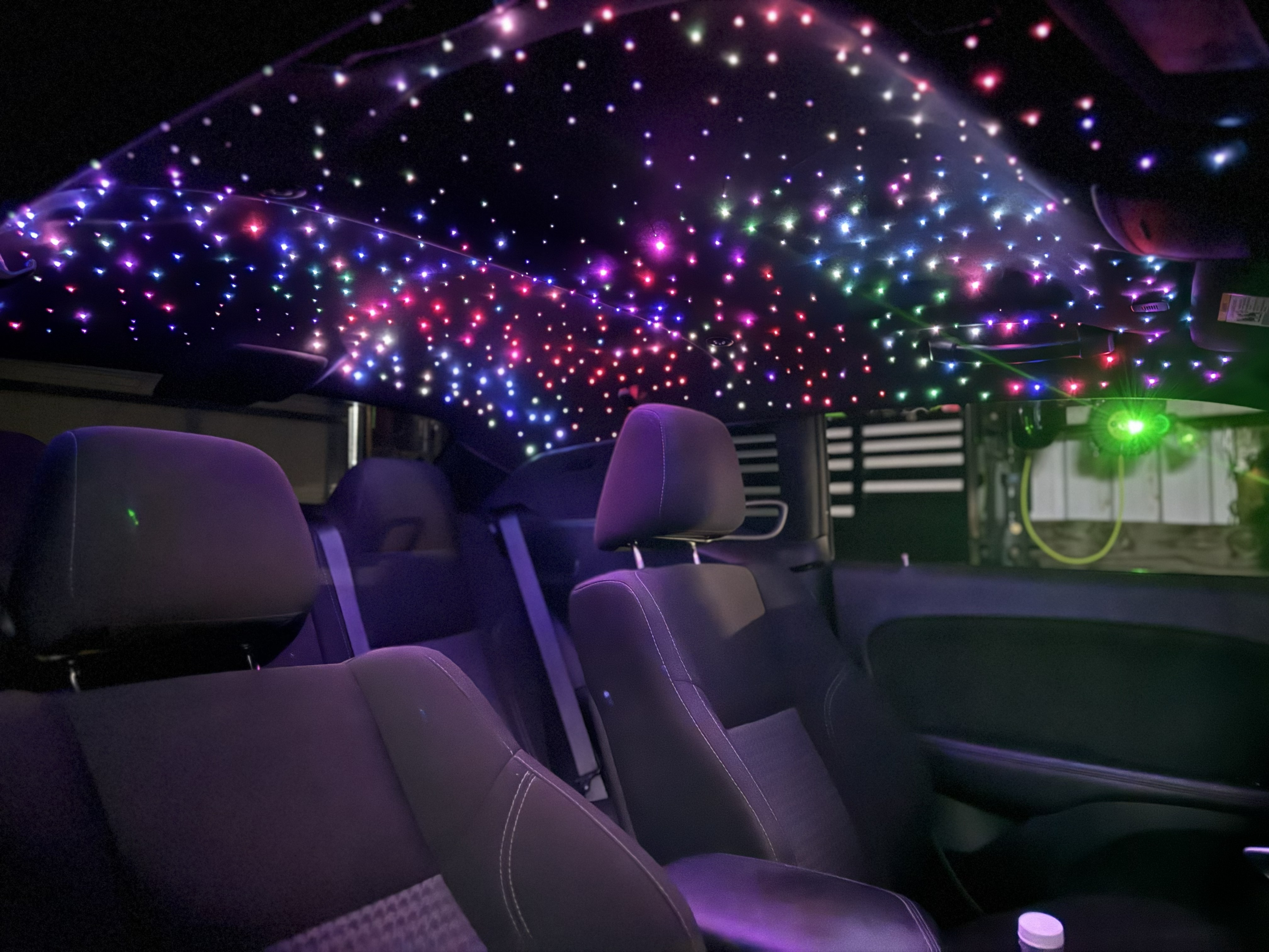 Star Ceiling custom lighting by High Volume Car Stereo